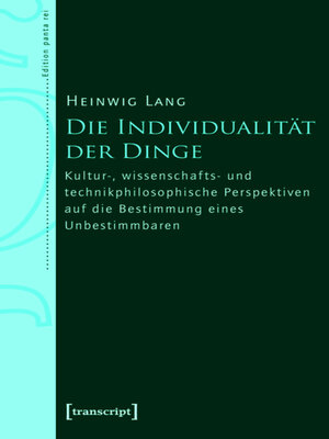 cover image of Die Individualität der Dinge